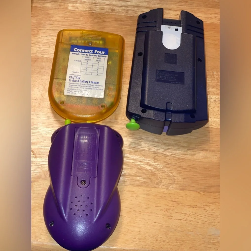 Vintage electronic handheld games